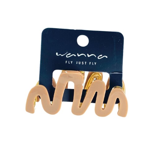 Pinza para Cabello Wanna Salmon