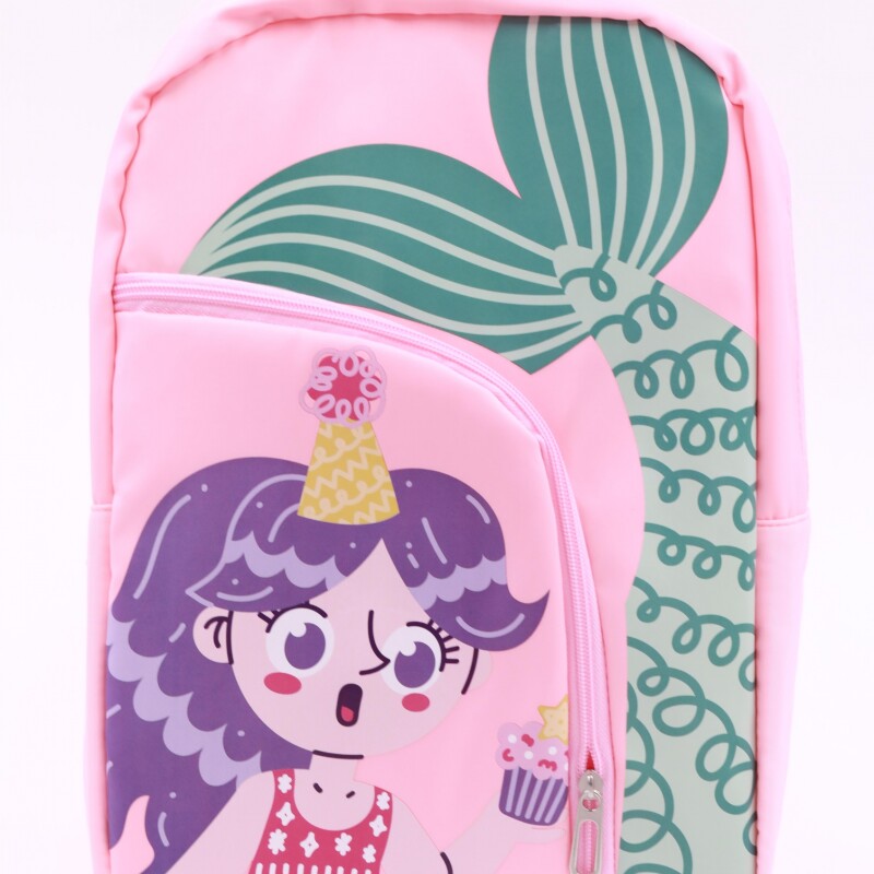 MOCHILA SIRENA DIBUJOS ANIMADOS (ROSA) MOCHILA SIRENA DIBUJOS ANIMADOS (ROSA)