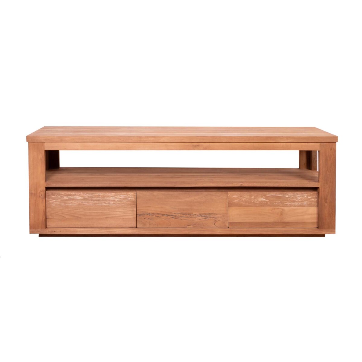 MUEBLE PARA TV - MADERA-Y-FIBRA-NATURAL NATURAL-BEIGE HORINZONTE NATURAL 