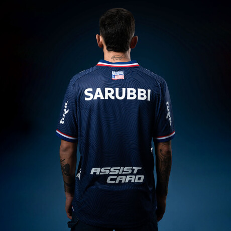 Camiseta Infantil Umbro de Nacional Oficial Junior Azul Marino