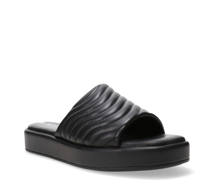 Sandalia de Mujer Miss Carol IRINA con tira ancha Negro