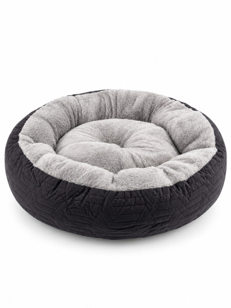 CAMA PERROS GRIS