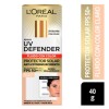 Protector Solar L'Oréal UV Defender Fluido con Color Claro FPS 50+ 40 GR