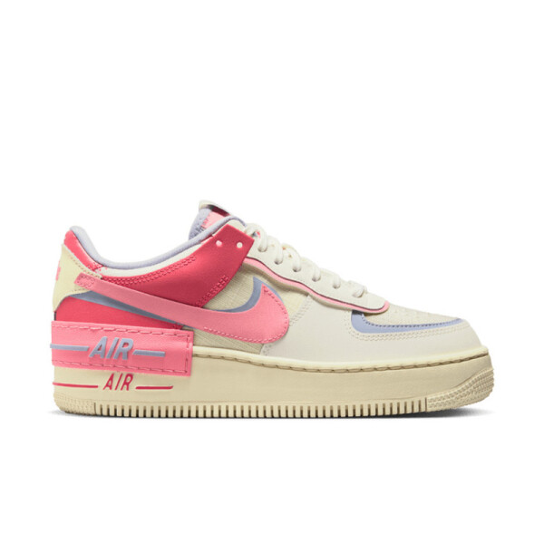 Championes Nike Air Force 1 Shadow de Mujer - DV7449-101 Blanco-rosa Fuerte