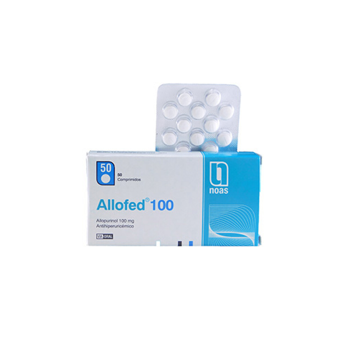 Allofed 100mg 50 Comprimidos 