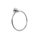 Toallero Aro Metalico De Baño Linea Roma Color Cromo