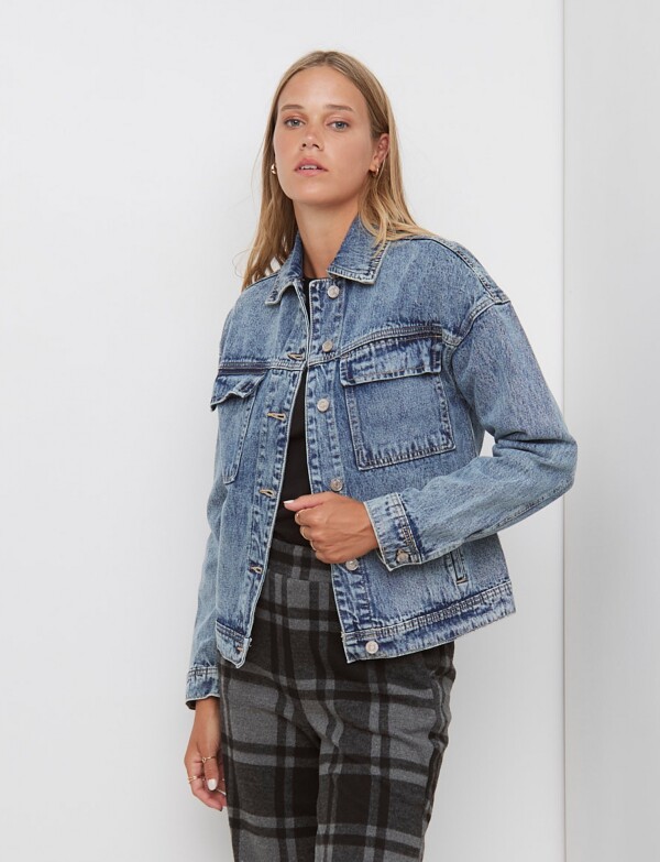 Campera De Jean JEAN OSCURO