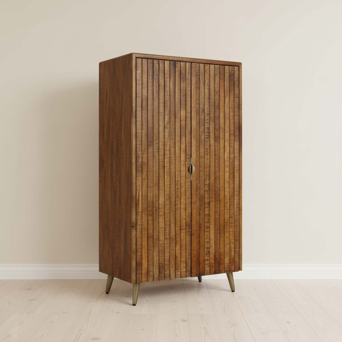 PLACARD 90CM - 2 PUERTAS MADERA MARRON RENEE 