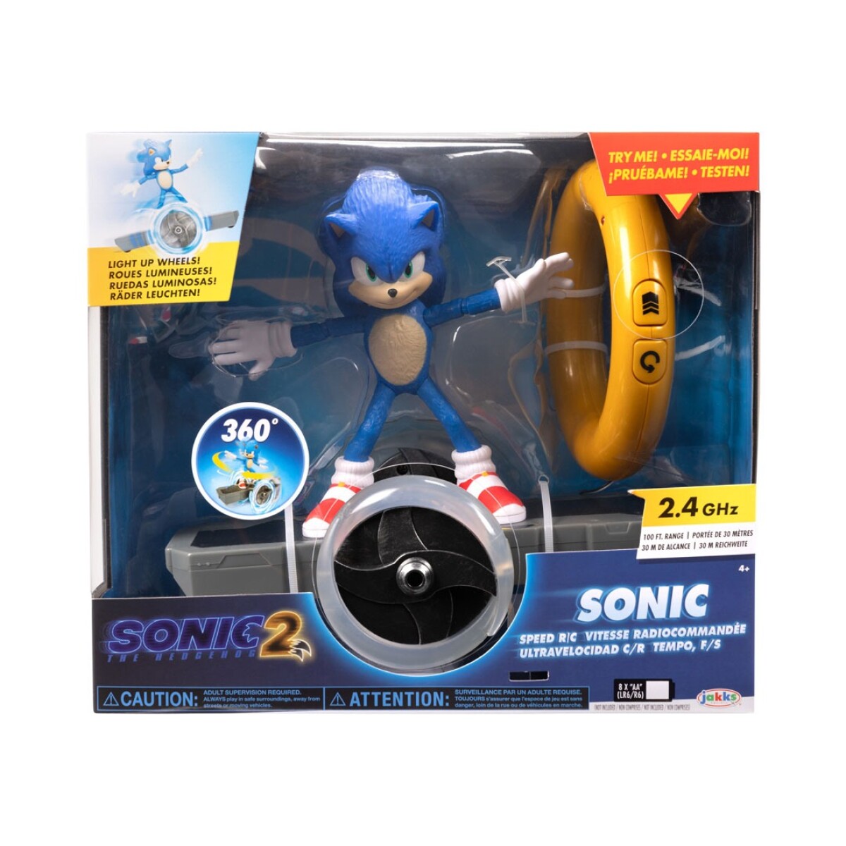Vehículo de Juguete Sonic Speed Rc Movimiento 409244 - 001 