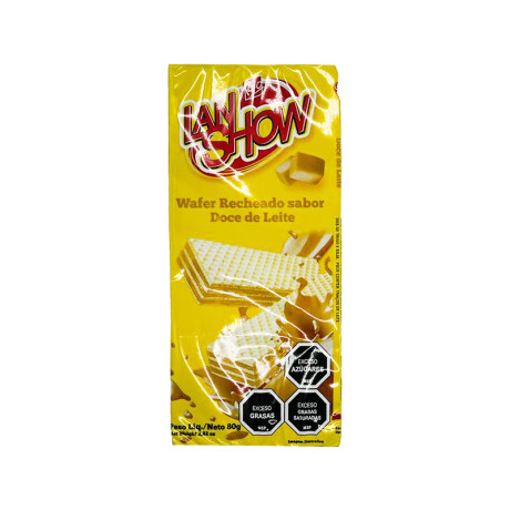 Waffle RIO Lan Show 80grs Dulce de Leche