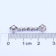 Colgante oro 18k blanco con brillantes. Colgante oro 18k blanco con brillantes.