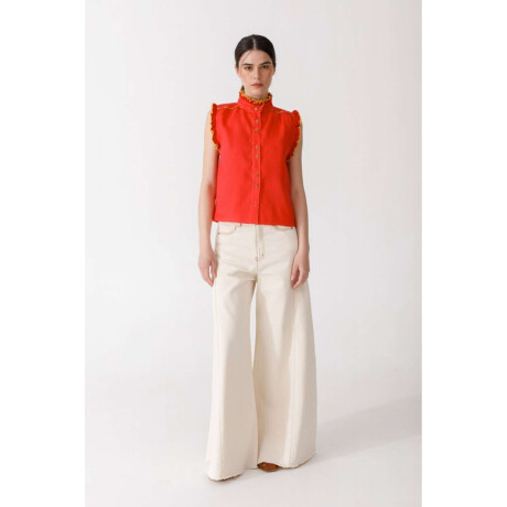 Pre Venta Blusa Cereza Detail Rojo