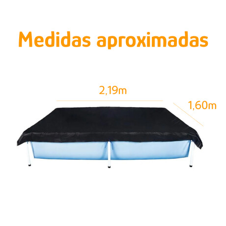 Cobertor P/Piscina Rectangular 400L y 1000L 2,19x1,60m PVC Azul