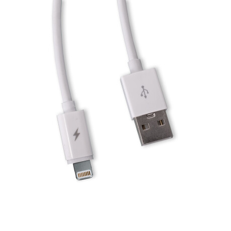 CABLE USD BLANCO PVC IPHONE 2M