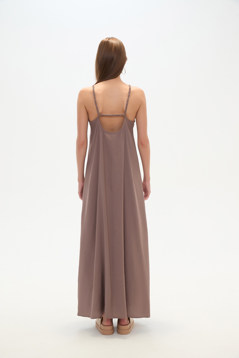 Vestido Bando Taupe / Mink / Vison