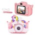 Camara De Fotos Unicornio Infantil Digital Para Niños Atrix® Variante Color Rosa