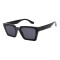 Lentes de Sol Infinity Cuadrado Unisex Negro/Negro