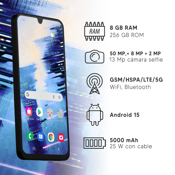 Samsung Galaxy A26 8/256 Gb 5g + Regalo PK SAMSUNG A26 8/256 5G NEGRO + REGALO