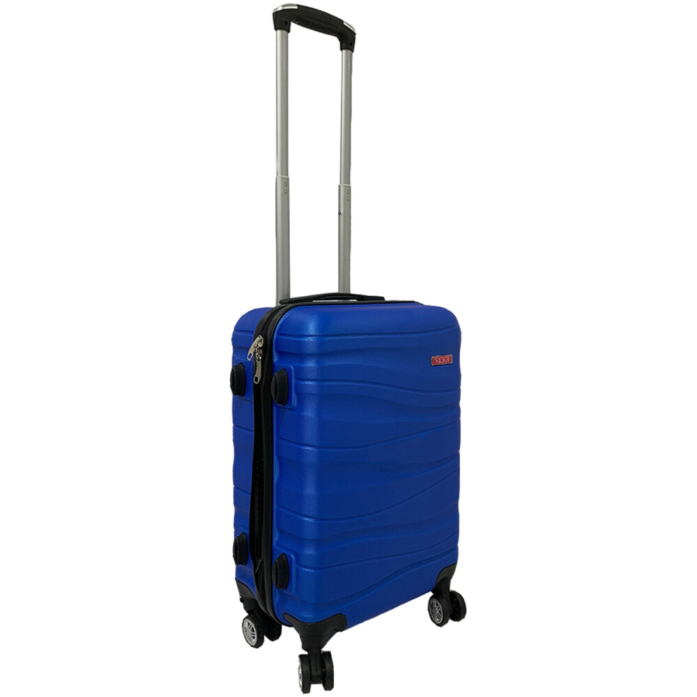Valija Rigida Carry On Con Mango Telescopico Azul Valija Rigida Carry On Con Mango Telescopico Azul