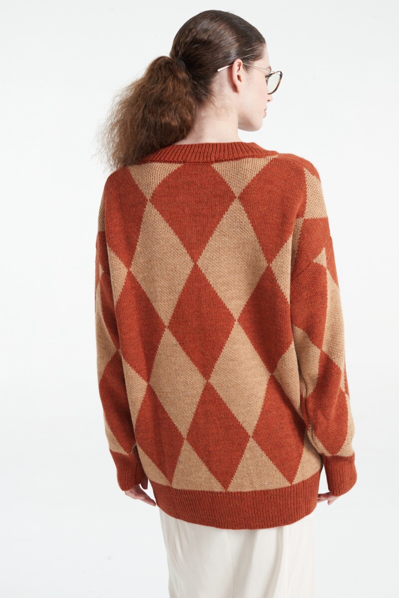 SWEATER TEJIDO Naranja