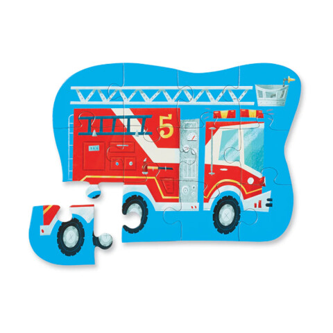 Puzzle Crocodile Creek 12 Piezas 22 x 30 cm BOMBEROS