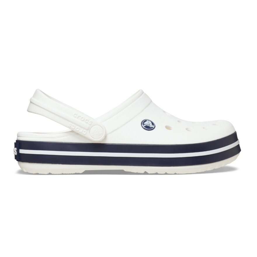 Crocs Crocband Clog - Unisex White/white/navy