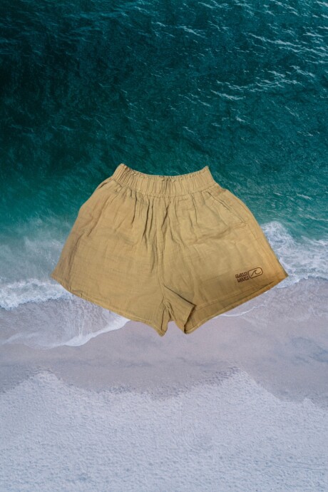 Short Mujer Muselina / Crema U