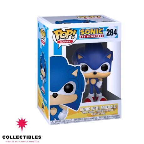 FUNKO POP! SONIC - SONIC WITH EMERALD FUNKO POP! SONIC - SONIC WITH EMERALD