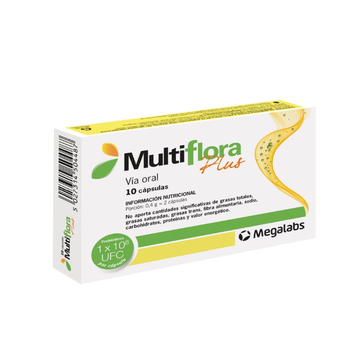 Multiflora Plus x 10 Cápsulas – Suplemento Probiótico 