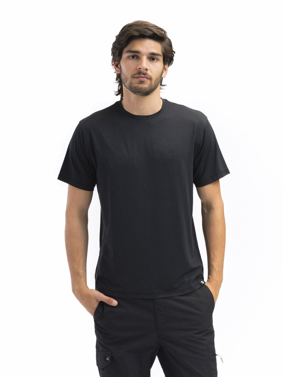 Remera Dry Fit Vintage Wash Scandinavian - Negro 