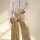 PRE VENTA Pantalón Wide XL Couro Champagne