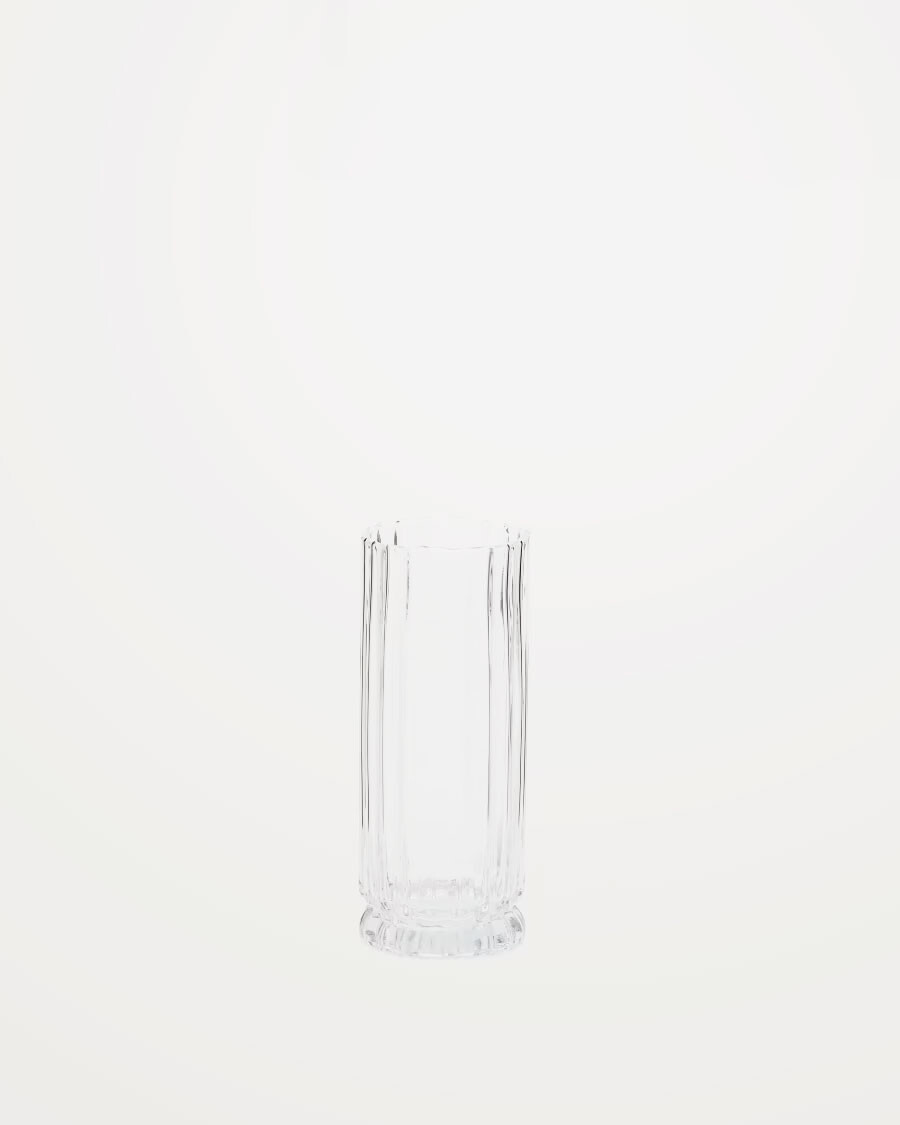 Jarrón Neblan de vidrio transparente 25,5 cm Jarrón Neblan de vidrio transparente 25,5 cm