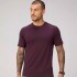 Polo Manga Corta Fit The Training Day Tee Hombre Oxblood
