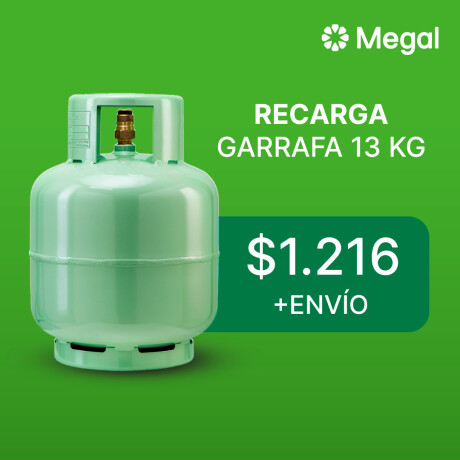 Recarga de garrafa 13 kg Recarga de garrafa 13 kg