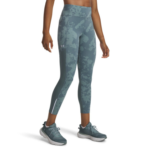 UA Launch Ankle Print Tights-BLU BLU-587