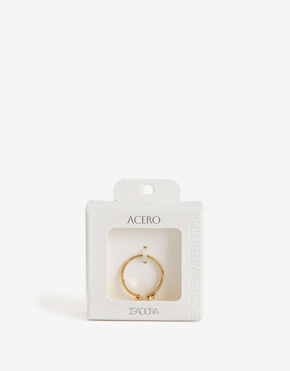 Anillos Chicos Metal - Dorado 