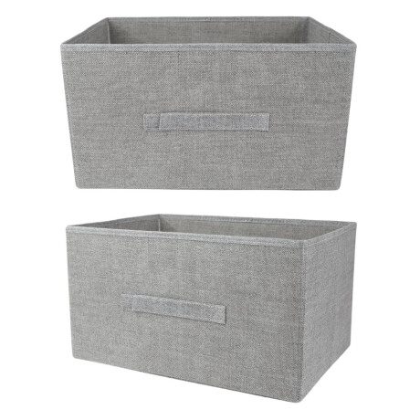 Caja organizadora de tela/carton plegable x2 Caja organizadora de tela/carton plegable x2