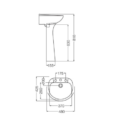 PEDESTAL BLANCO FERRUM ANDINA 000