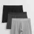 V-3 PACK BOXER BRIEFS TRUE BLACK MULTI