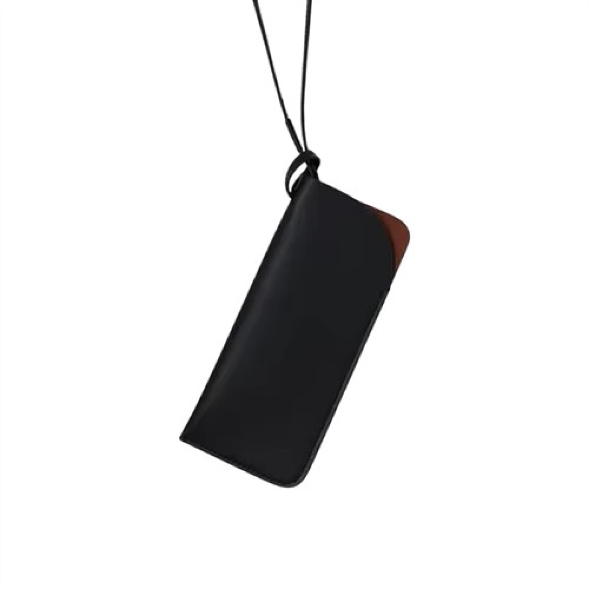 Estuche colgante para lentes cuerina - Negro 