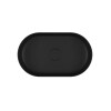 Bacha de apoyo Oval 50x30 cm negro mate Deca Bacha De Apoyo Oval 50x30 Cm Negro Mate Deca