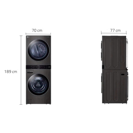 Torre de lavado y secado LG 22KG WK22BS6 Torre de lavado y secado LG 22KG WK22BS6