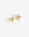 Aros Pasantes Metal Aros Pasantes Estrellas - Dorado