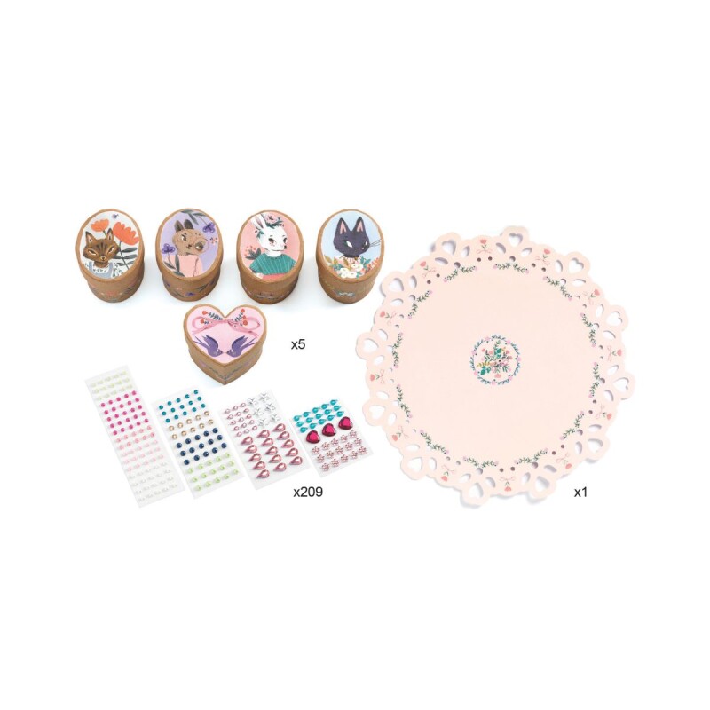 Set x5 cajitas para decorar Set x5 cajitas para decorar