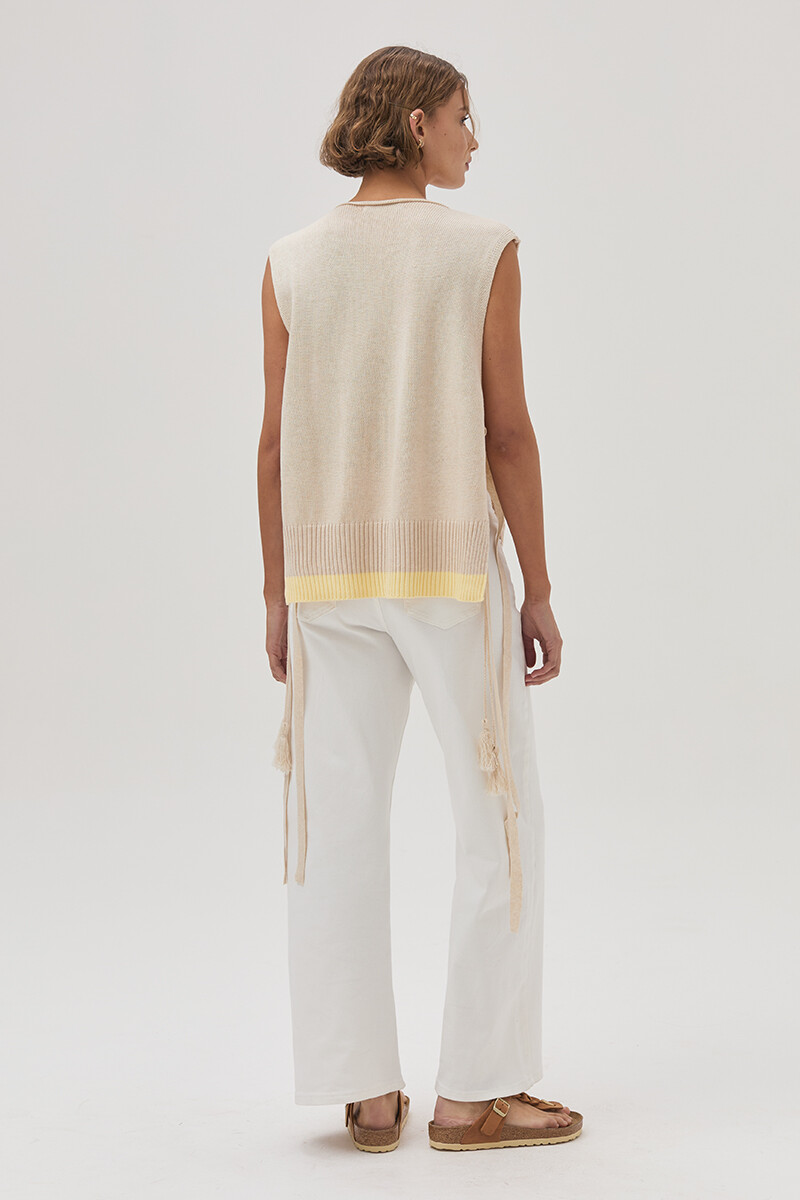 Chaleco Eva Beige