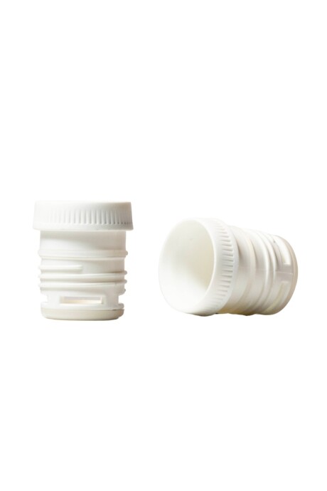 Tapón cebador hueco antiderrame para termo brio Blanco
