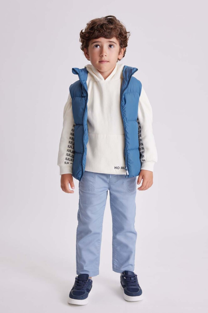 Pantalón twill - Celeste 