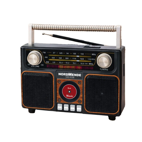 Radio Portátil Nordmende Multibanda AM/FM/SW BT USB TF Negro