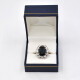 Anillo Antiguo Oro 18K, Brillantes Y Zafiro Anillo Antiguo Oro 18K, Brillantes Y Zafiro