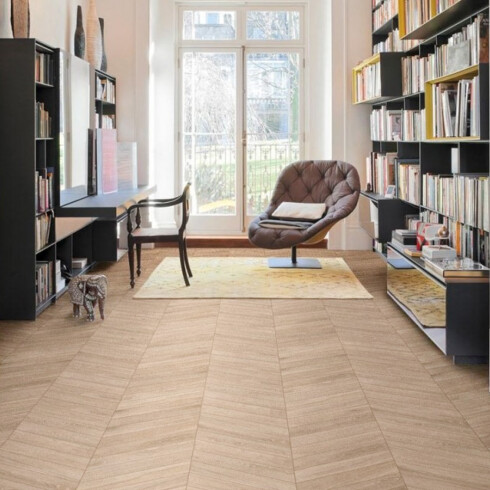 Porcelanato Madera Marron Mate Liso 11X54Cm Piso Pared GAMAS DE MARRON